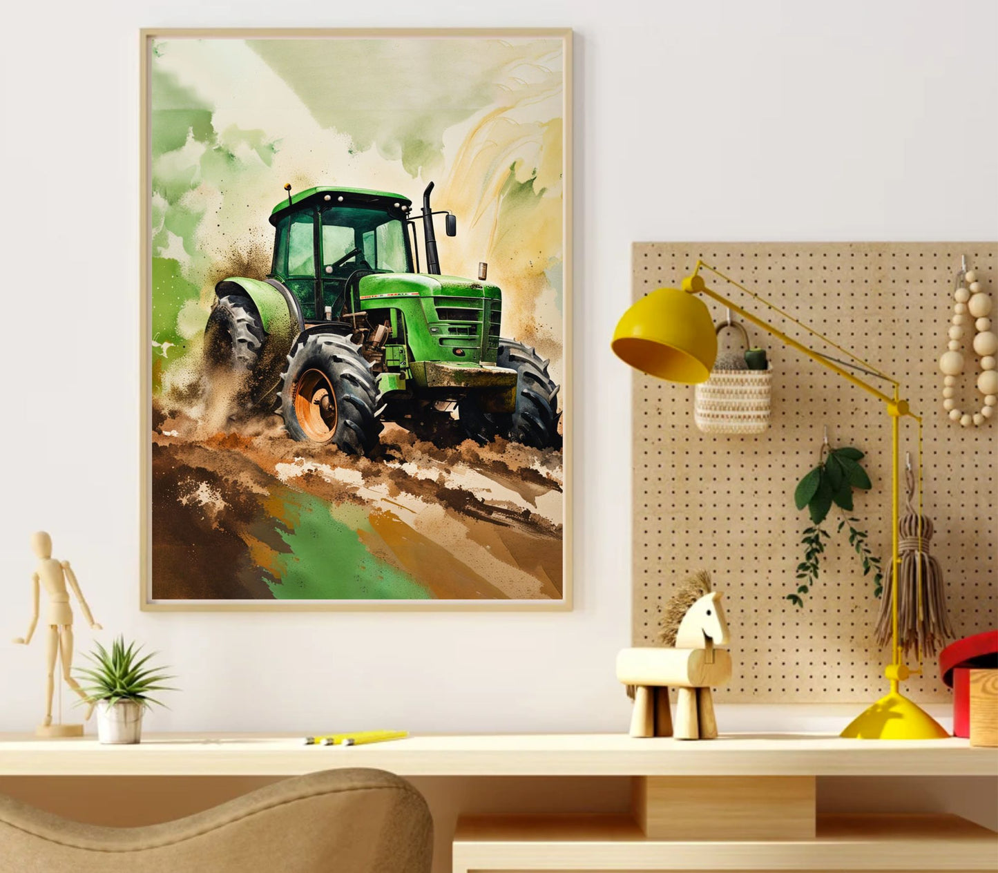 Farm Tractor Poster