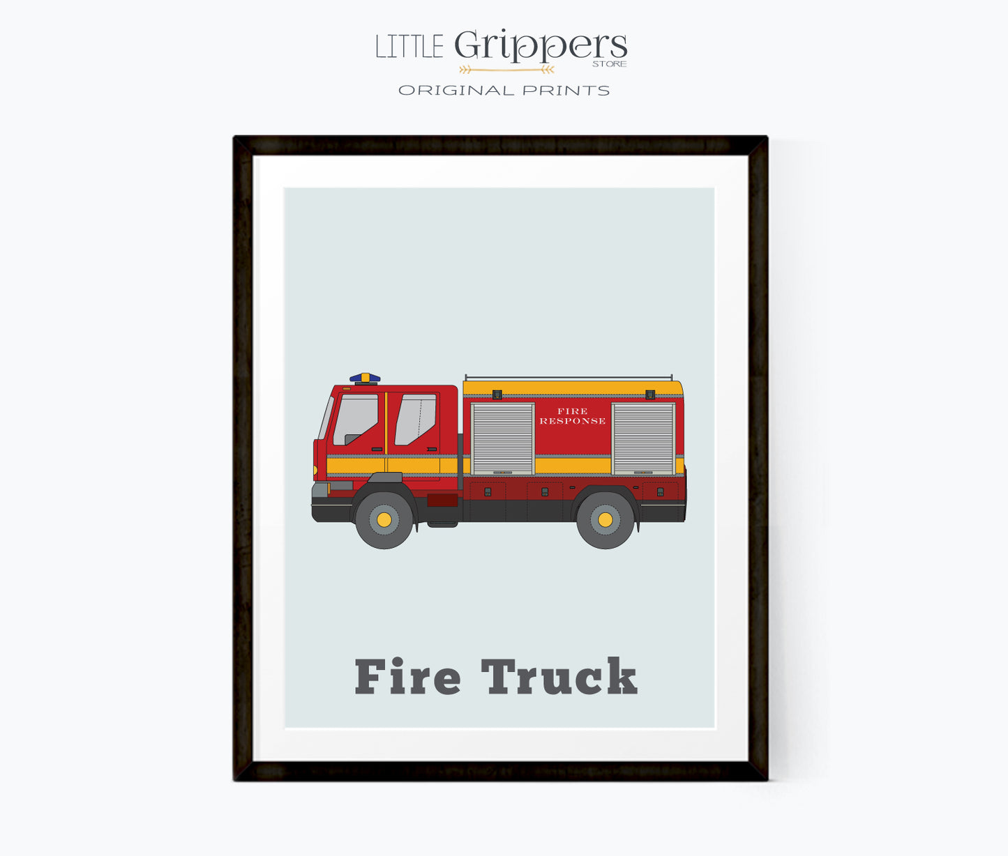 Fire Truck Print