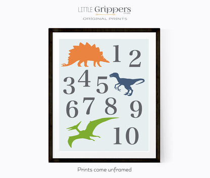 Dinosaur Alphabet Print Set
