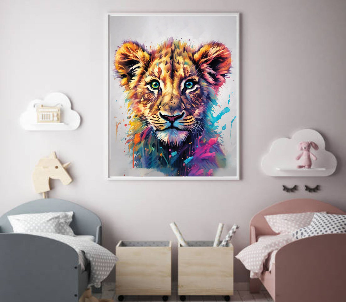 Cute Tiger Cub Poster