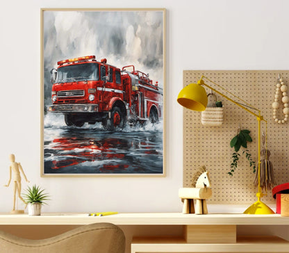 Fire Truck Poster