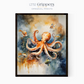 Octopus Watercolour Poster