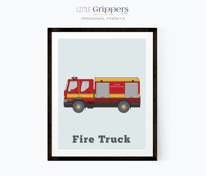 Fire Truck Print