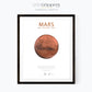 Mars Wall Poster