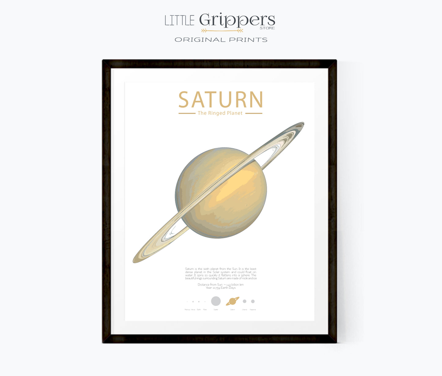 Saturn Poster Print