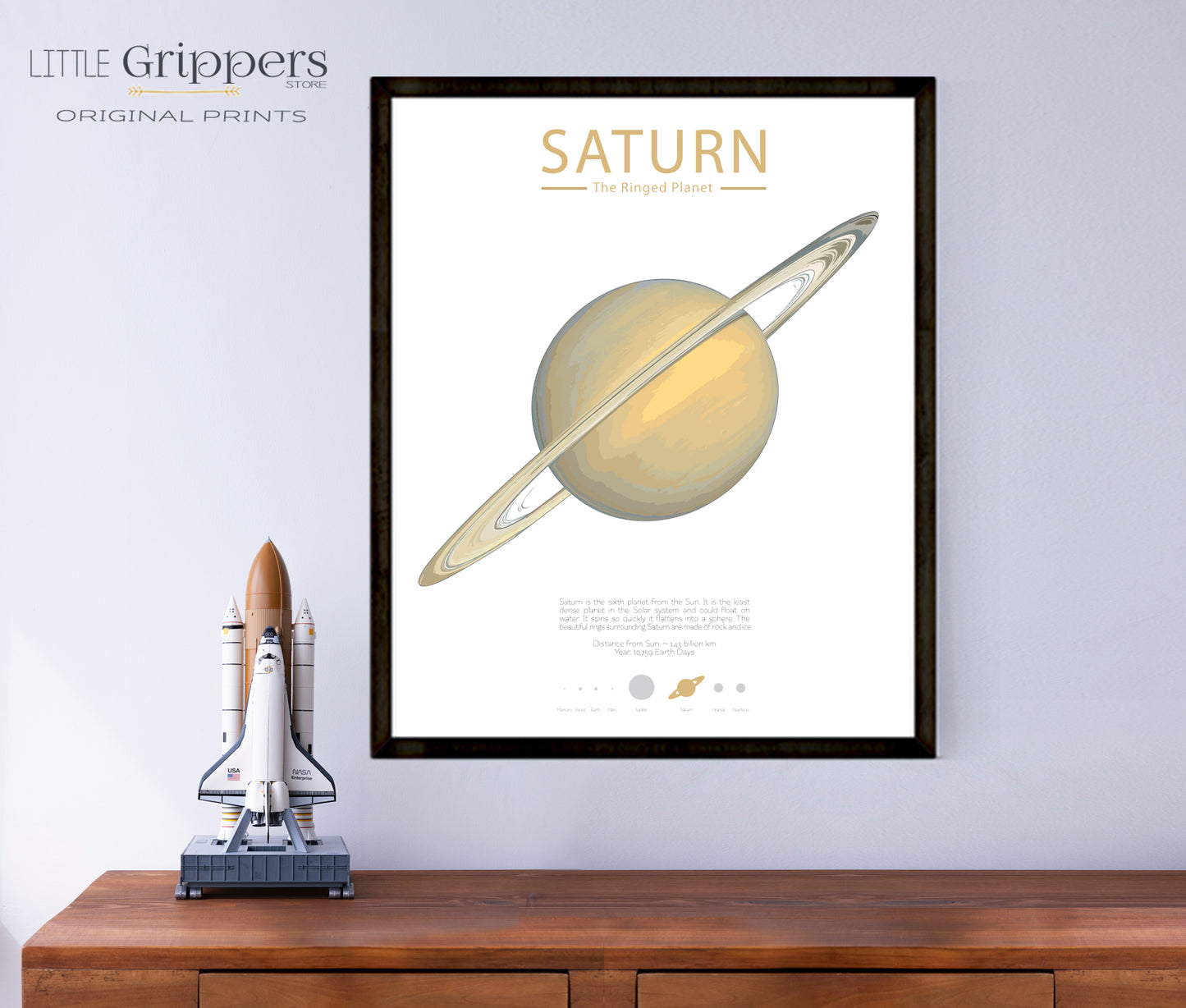 Saturn Poster Print
