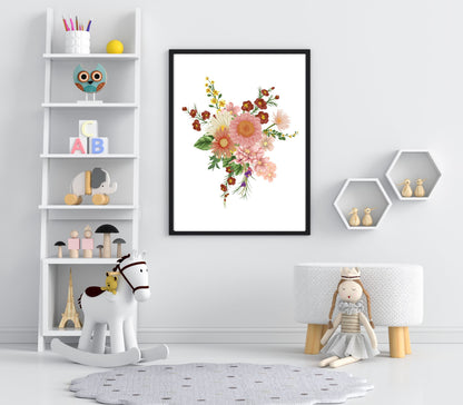 Sunset Flower wall art