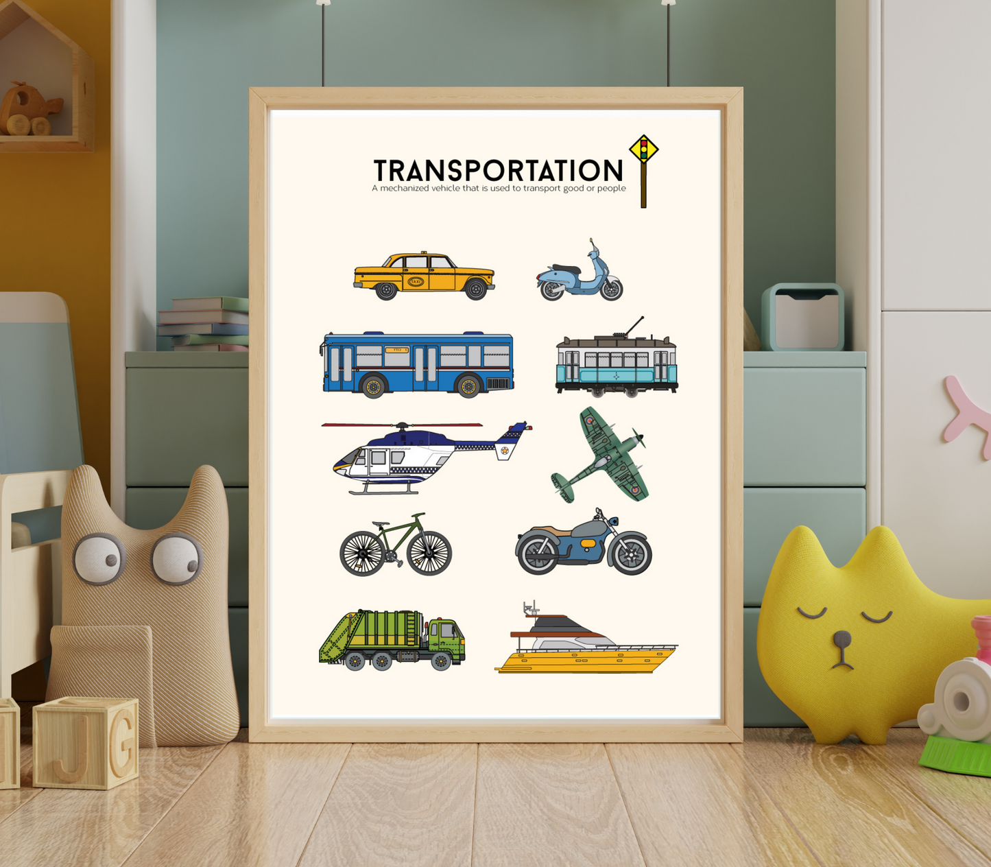 Transportation Vehicle Poster