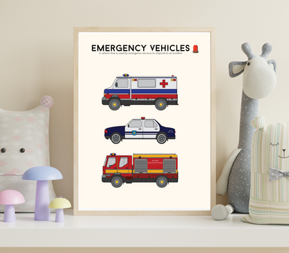 Rescue Vehicles Poster