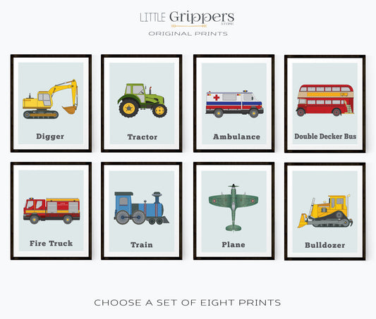 Vehicle Print - Set of 8