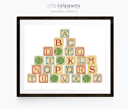 Alphabet Nursery Poster