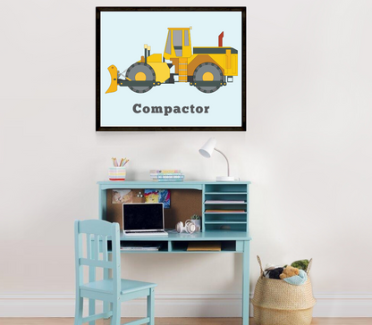 Soil Compactor Truck Print