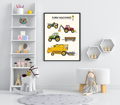 Farm Machinery Poster