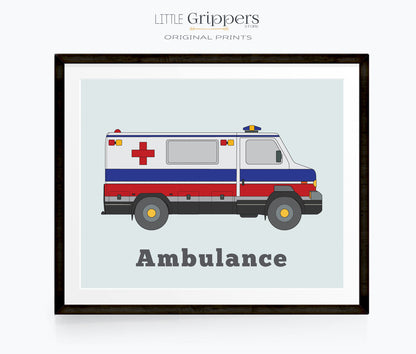 Ambulance Printable wall art