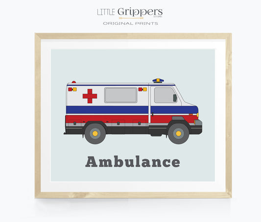 Ambulance Printable wall art