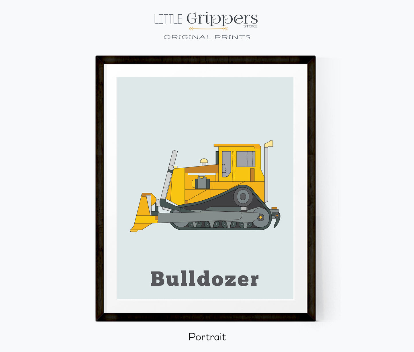 Bulldozer Print