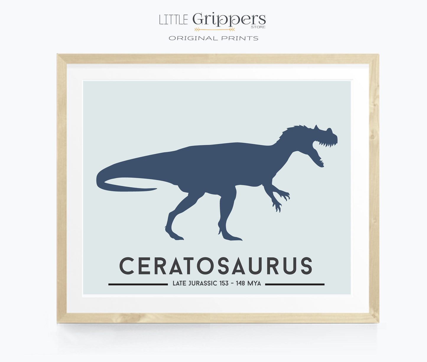 Ceratosaurus Dinosaur print