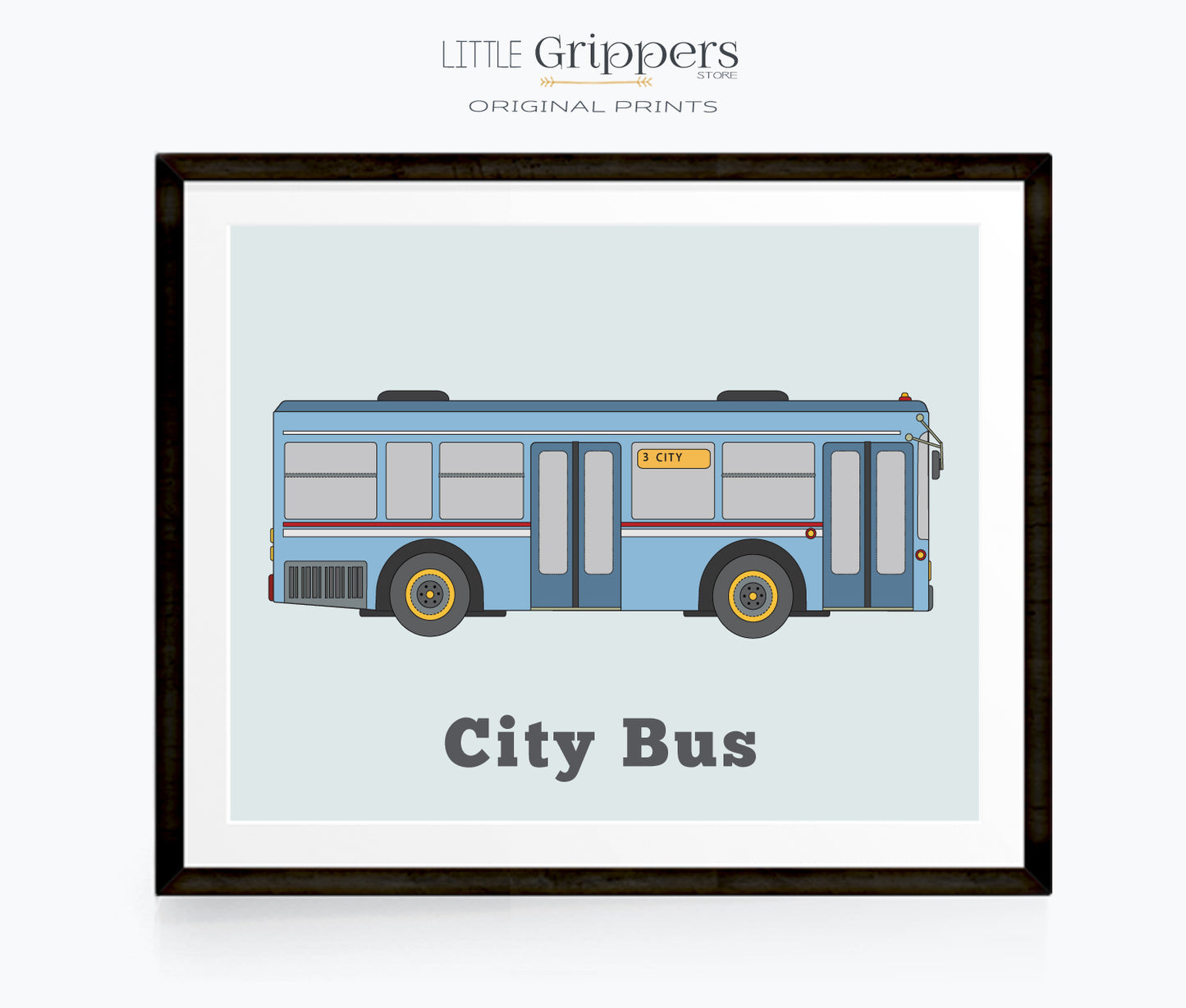 City Bus wall art
