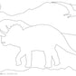 Free Dinosaur Colouring Page