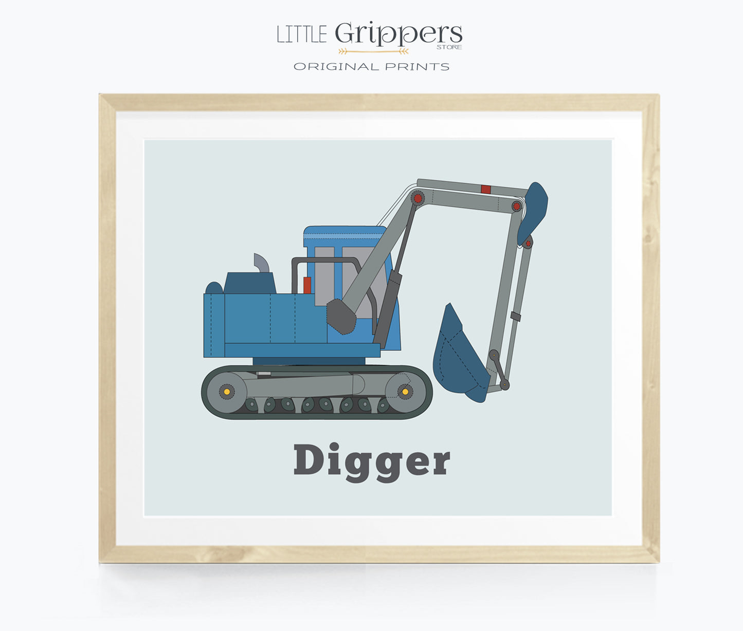 Classic Digger Printable wall art