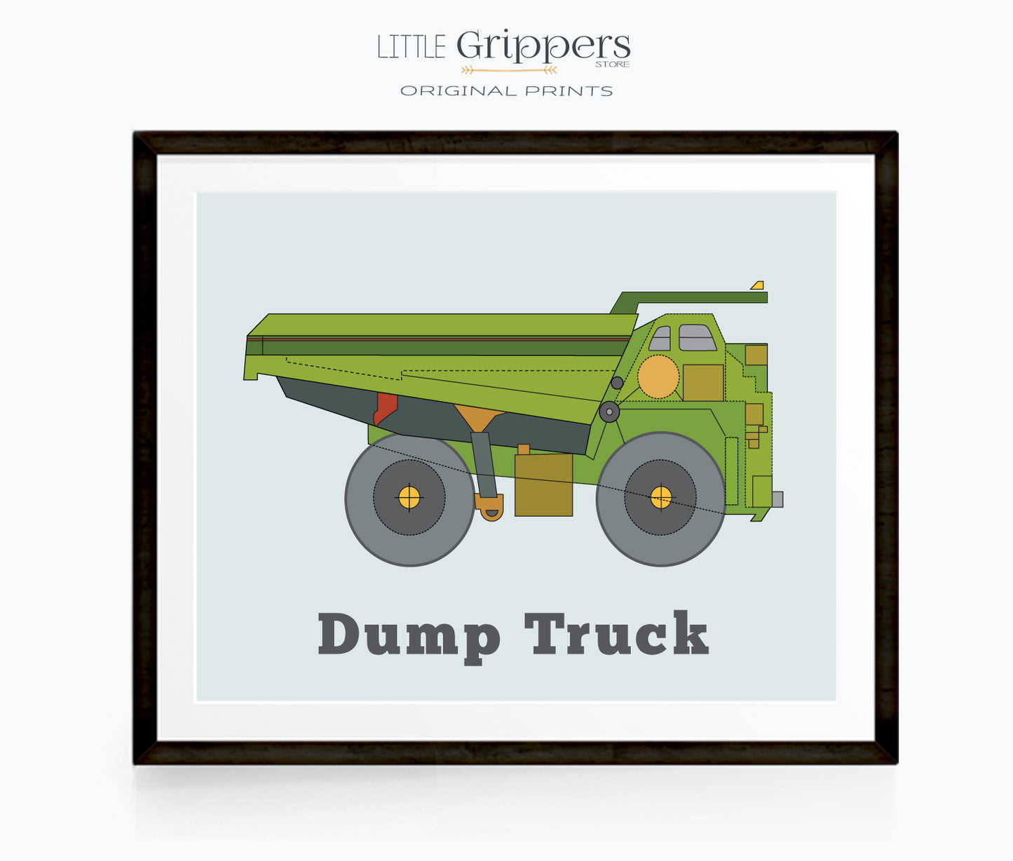 Dump Truck wall art