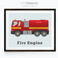 Fire Engine Print