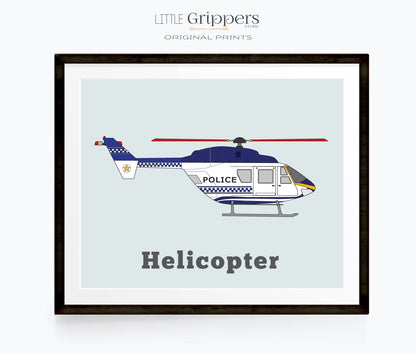 Helicopter Printable wall art