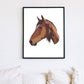 Horse wall print