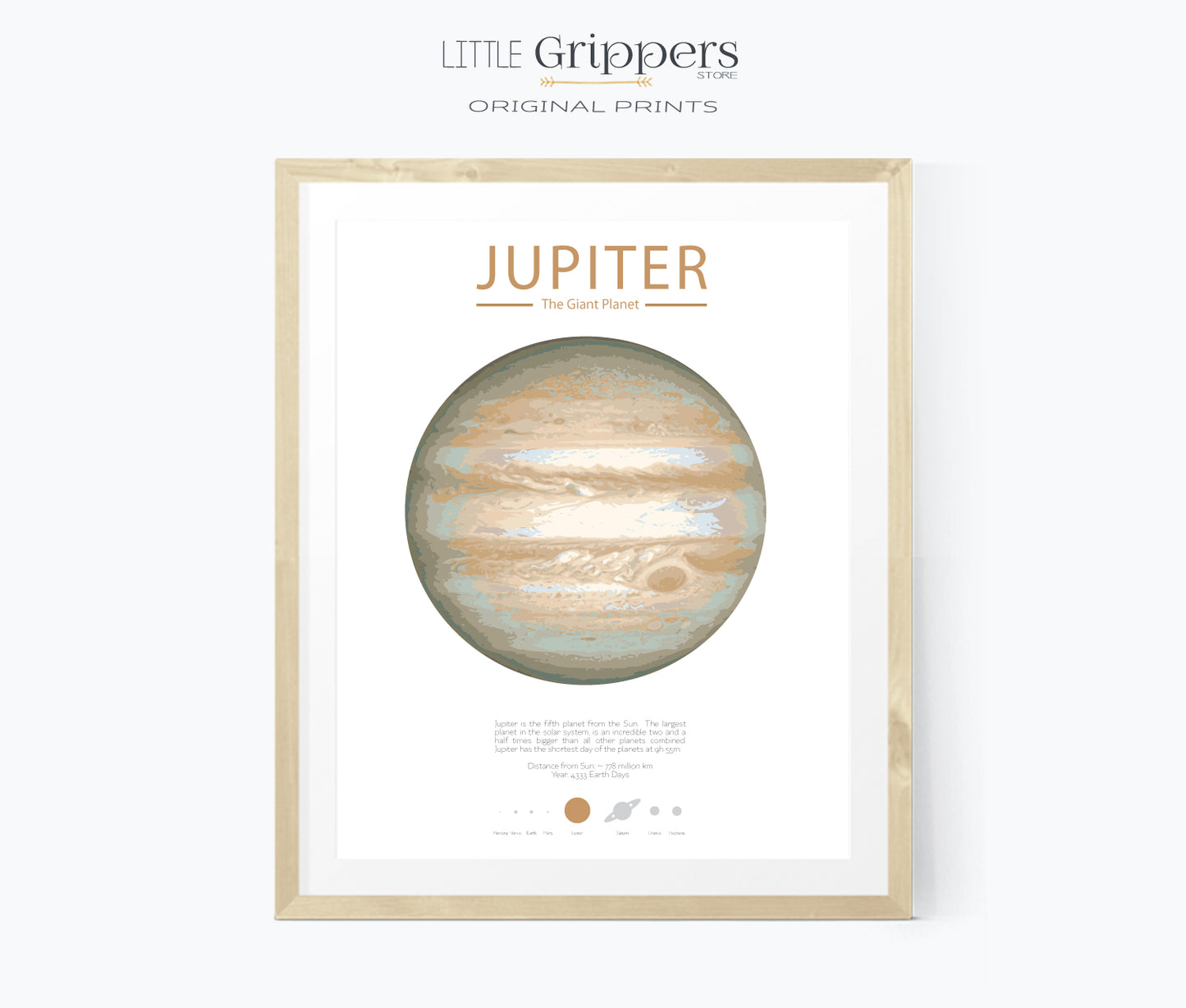 Jupiter Planet wall art