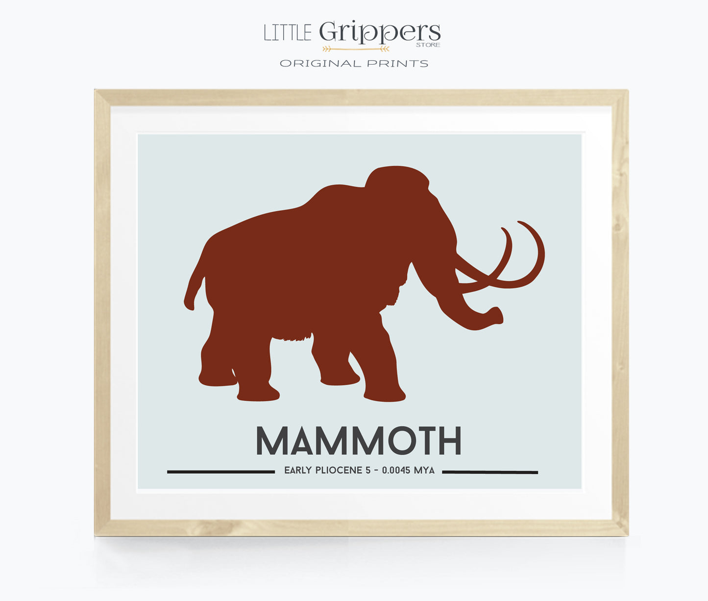 Mammoth dinosaur print