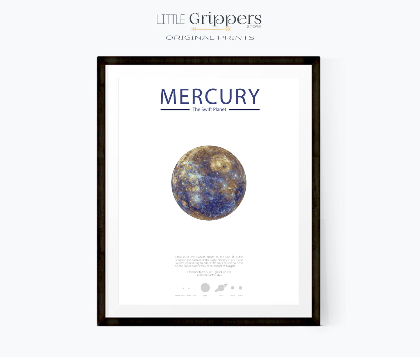 Mercury Planet wall art