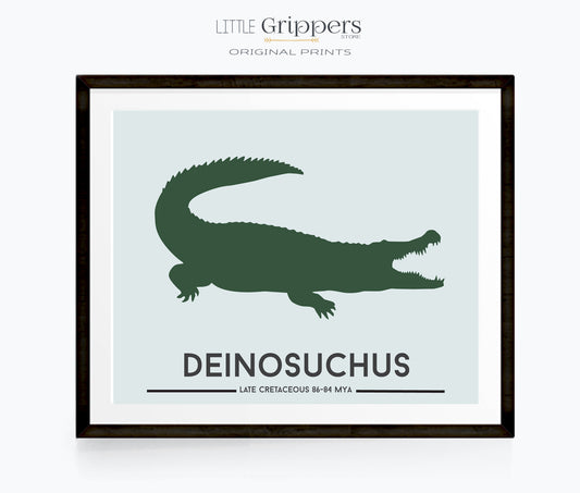 Deinosuchus dinosaur print