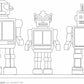 Free Robot Colouring Page