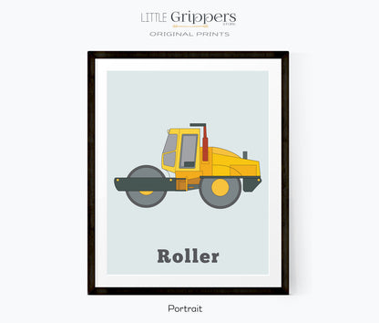 Road Roller Poster