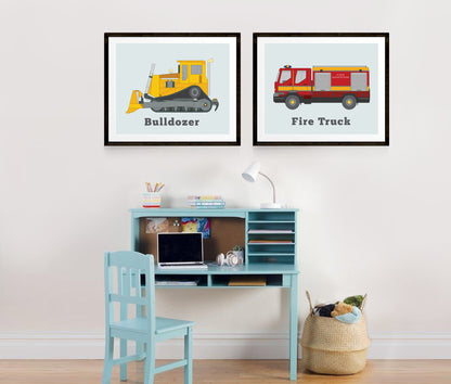 Truck Posters - Set of 2