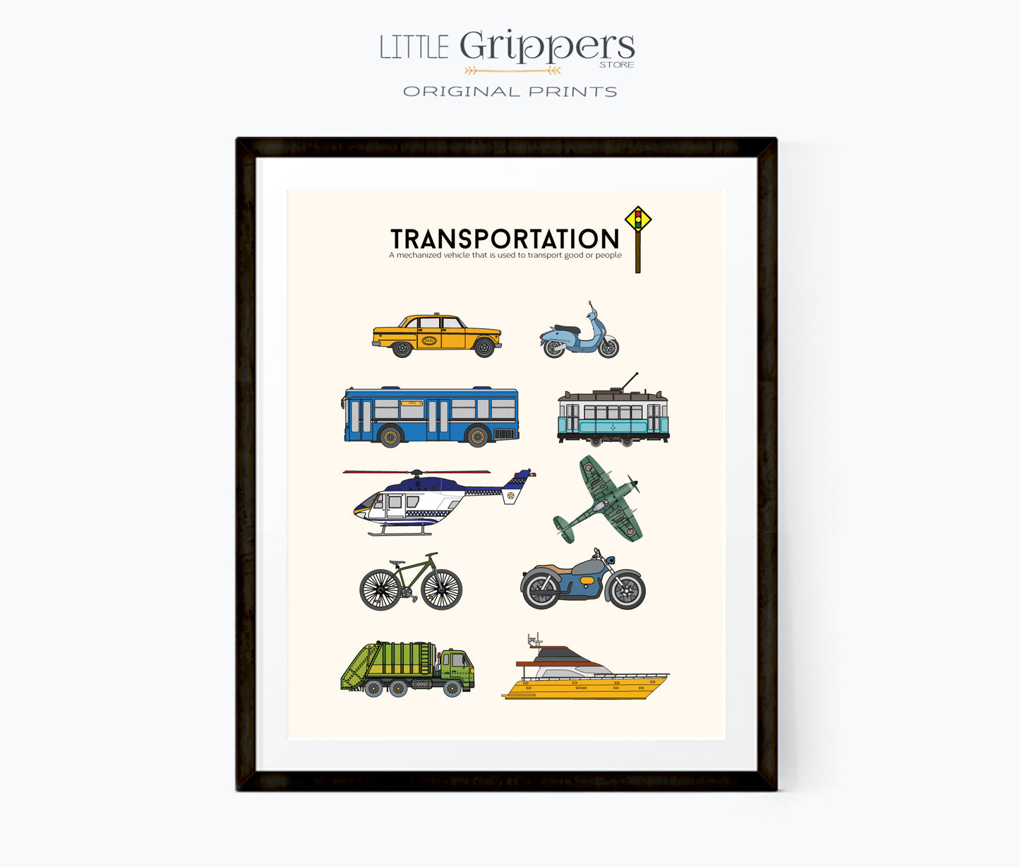 Transportation Print Set
