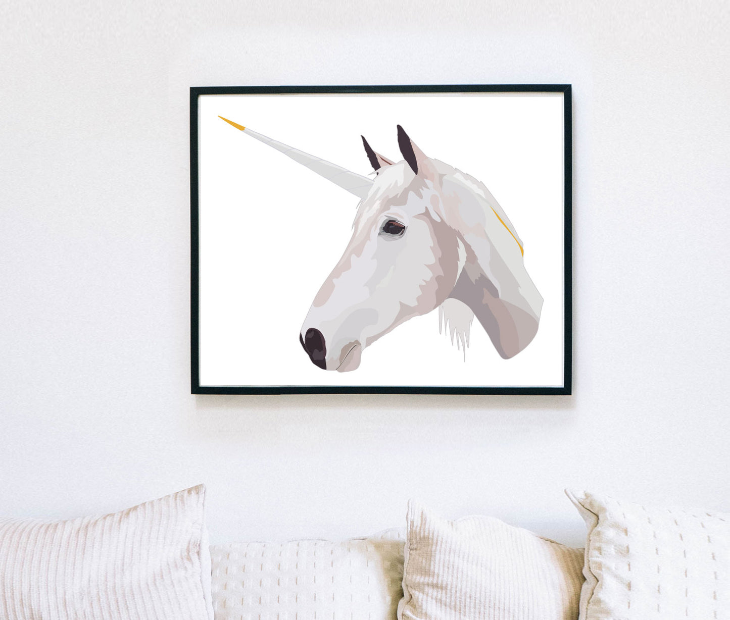 Unicorn wall print