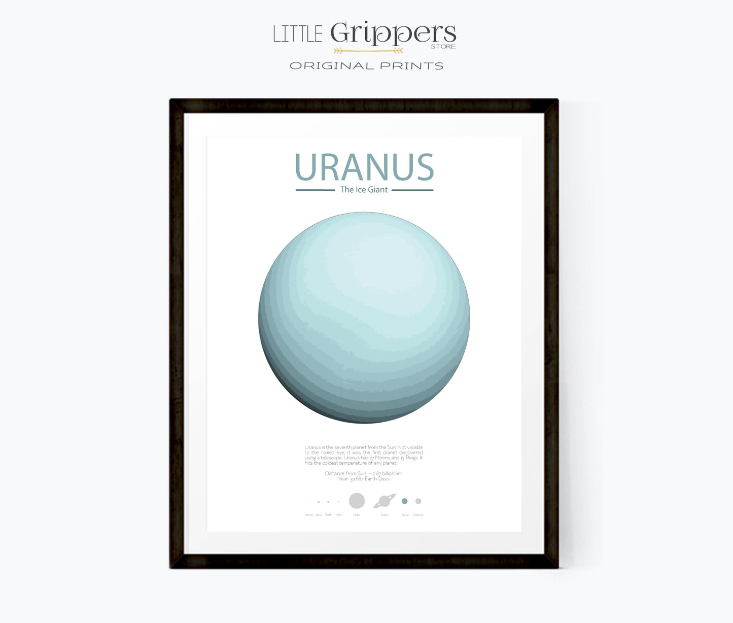 Uranus Planet wall art