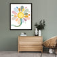 Colourful Flower Printable wall art