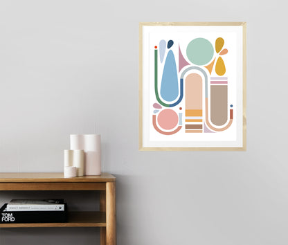 Geometric Wall Art Print