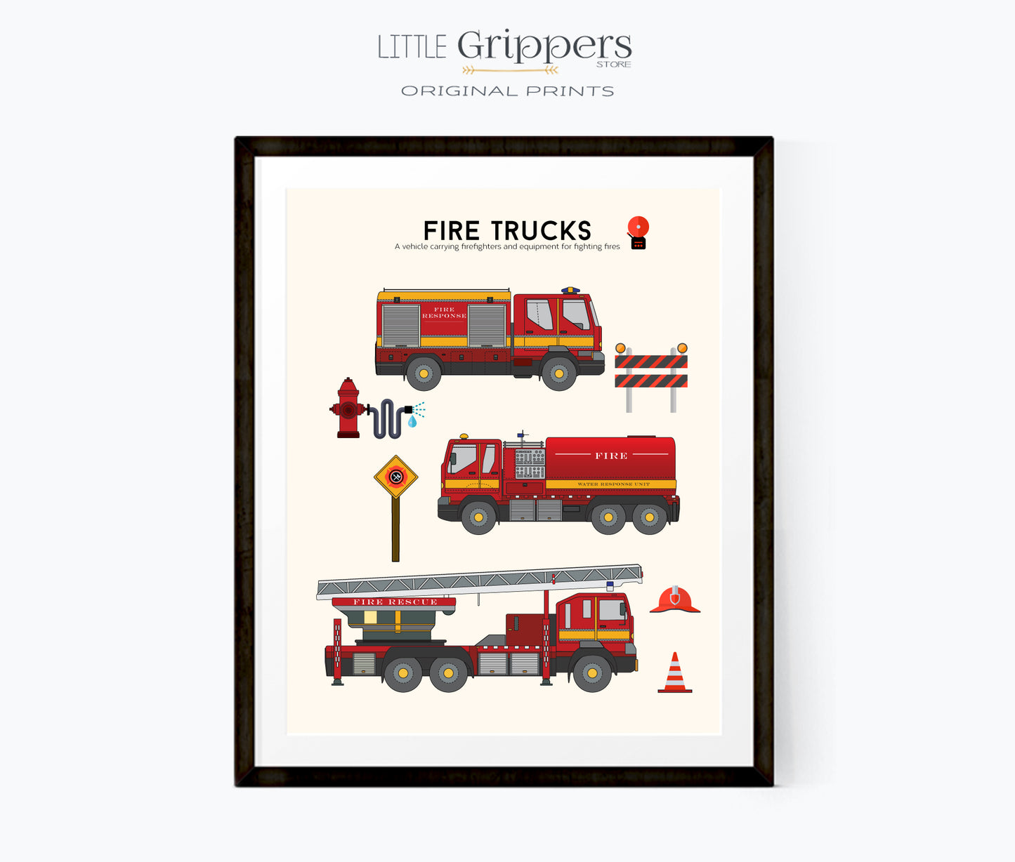 Transportation Scenes - Set of four prints