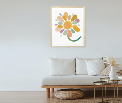 Abstract Flower Printable decor