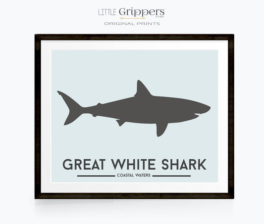 Great White Shark Print