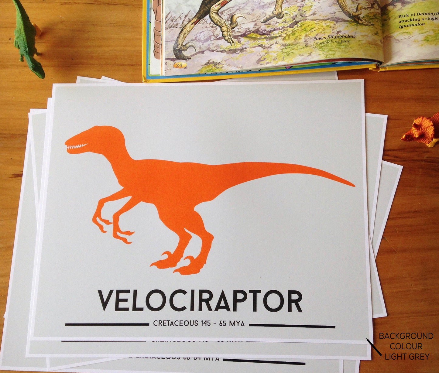 Velociraptor Print