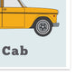 Taxi cab print for boys