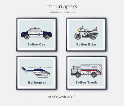 Police Car Print