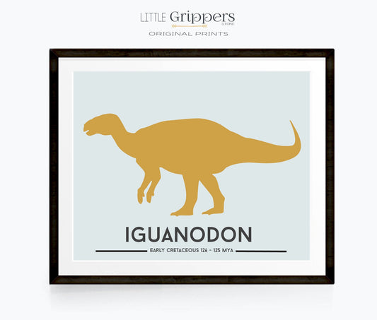 Iguanodon Dinosaur print