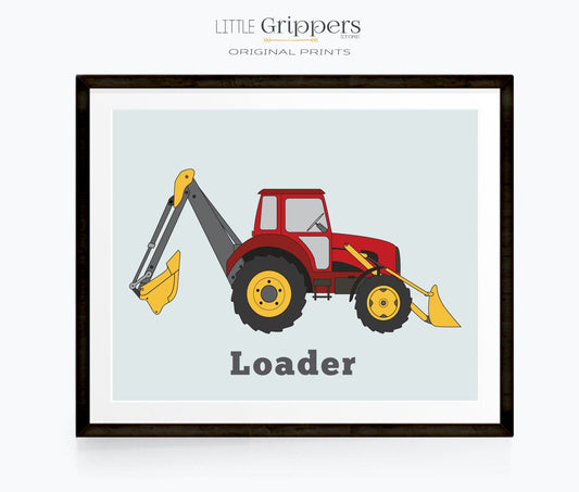 Loader Truck Print