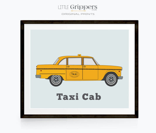Taxi Cab Print