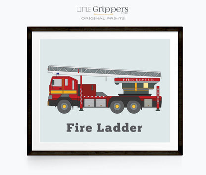 Fire Ladder Poster